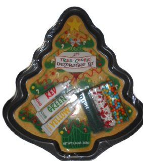 Festival Christmas Tree Cookie Decorating Kit Kitchen & Dining