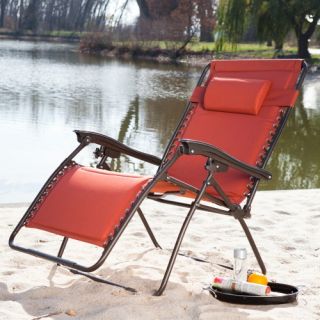 Coral Coast Extra Wide Padded Zero Gravity Lounge Chair   Outdoor Chaise Lounges