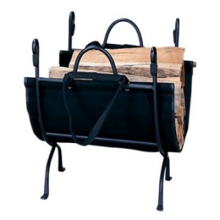 Uniflame Deluxe Log Holder and Canvas Carrier   Fireplace Tools