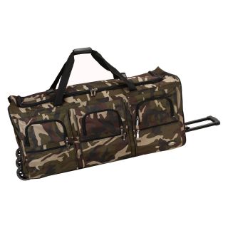 Rockland 40 in. Rolling Duffel   Camo   Backpacks and Duffle Bags