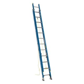 Werner D6024 2 24 ft. Fiberglass Extension Ladder   Ladders and Scaffolding