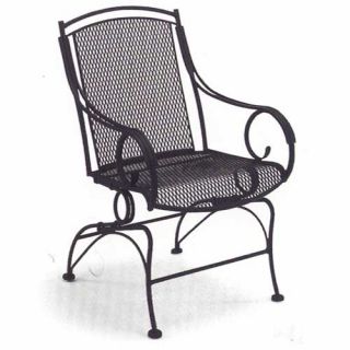 Woodard Modesto Coil Spring Dining Chair   Set of 2   Outdoor Dining Chairs