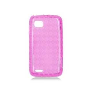 Motorola Atrix 2 MB865 Pink Flex Transparent Cover Case Cell Phones & Accessories