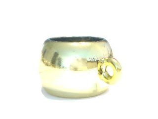 4pcs Scarf Jewelry DIY Gold Acrylic Bails Pendant Accessory  