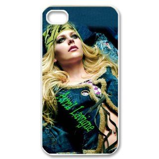 Custom Avril Lavigne Cover Case for iPhone 4 4s LS4 841 Cell Phones & Accessories
