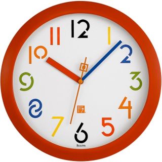 Frank Lloyd Wright Collection 11 Inch Wall Clock by Bulova   Wall Clocks