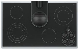 KitchenAid KECD866RSS 36 Electric Cooktop   Stainless Steel Appliances