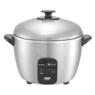 Sunpentown SC 886 3 Cup Stainless Steel Rice Cooker and Steamer   Rice Cookers