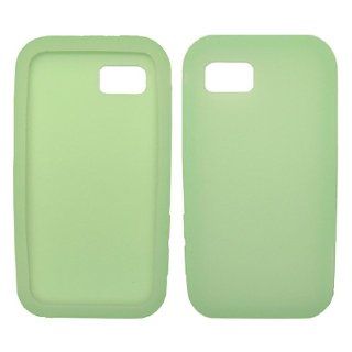 Green Soft Silicone Gel Skin Case Cover for Samsung Eternity SGH A867 Cell Phones & Accessories