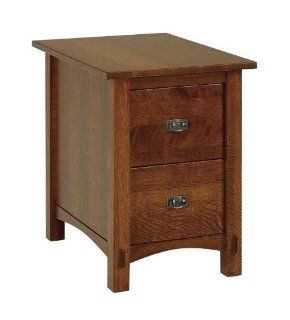 Amish Lucern Mission Two Drawer File Cabinet 