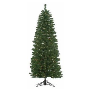 5 ft. Winchester Pine Pencil Pre lit Christmas Tree with Metal Base   Christmas Trees