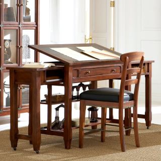 kathy ireland Home by Martin Portland Loft Expandable Drafting Architects Desk   Drafting & Drawing Tables