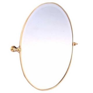 Afina Radiance Oval Gear Tilt Mirror   18 x 26 in.   Wall Mirrors
