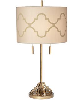 Pacific Coast Lighting Kathy Ireland Essentials Moroccan Silk Screen Table Lamp   Table Lamps