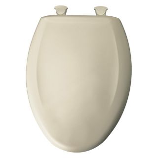 Bemis B1200SLOWT146 Elongated Closed Front Slow Close Lift Off Toilet Seat in Almond   Toilet Seats