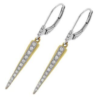 Meira T Pave Diamond Dangle Earrings Jewelry