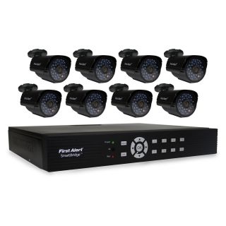 First Alert DCA8810 520 SmartBridge 8 Channel DVR Video Security System   Security Cameras