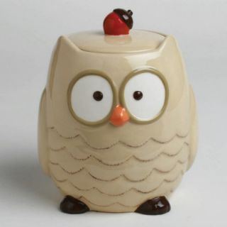 Tag Owl Cookie Jar   Fall