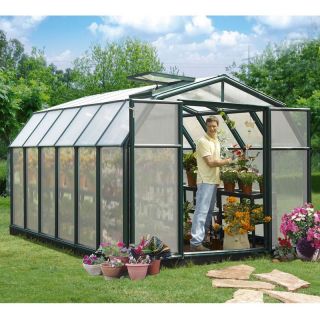 Rion Hobby Gardener 8.5 x 12.58 ft. Green Frame Greenhouse Kit   Greenhouses