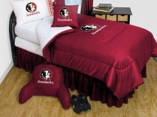 Florida State Seminoles Bedding   NCAA Comforter and Sheet Set Combo  Bed In A Bag  Sports & Outdoors