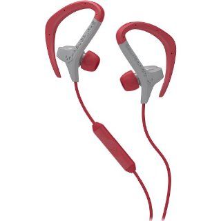 Skullcandy Chops In Ear with Mic3 Earphones/Earbuds   Grey/Red / One Size Automotive