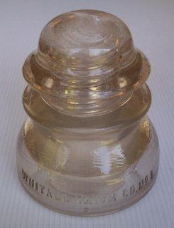 Vintage Clear Telephone/Electrical Wire Insulators Whitehall Tatum 1  Other Products  