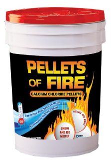Pellets of Fire CPP50 Snow & Ice Melter Calcium Chloride Pellets 50 Pound Bucket  Snow And Ice Melting Products  Patio, Lawn & Garden