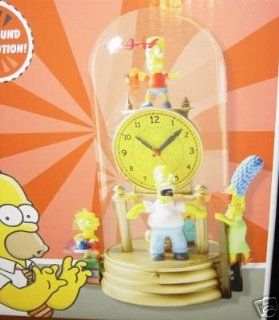 Simpsons Animated Talking Dome Clock   Desk Clocks