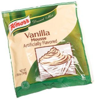 Knorr Vanilla Mousse Dessert Mix, 5.875 Ounce Pouches (Pack of 5)  Pudding Mixes  Grocery & Gourmet Food