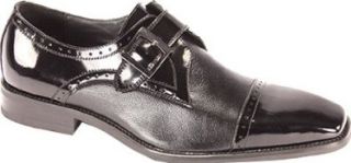Giorgio Venturi Men's 6298,Black Polished Leather,US 9.5 M Shoes