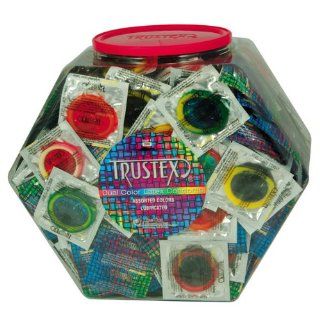 Trustex Duocolor Asst.Condom (100/Bowl) Health & Personal Care