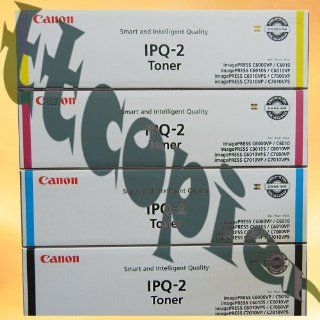 Canon IPQ 2 Toner Cartridge Set (0436B003AA, 0437B003AA, 0438B003AA, 0439B003AA OEM)