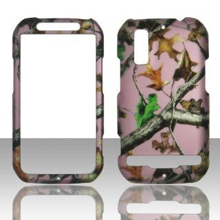 2D Pink Camo Trunk V Motorola Electrify, Photon 4G MB855 Case Cover Phone Snap on Cover Case realtree Faceplates Cell Phones & Accessories