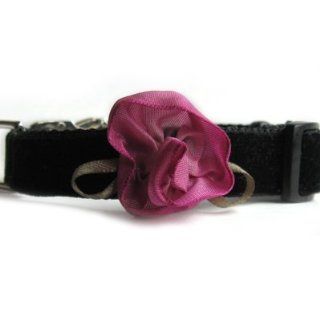 Carnation Orchid Teacup Sized Collar  Pet Collars 