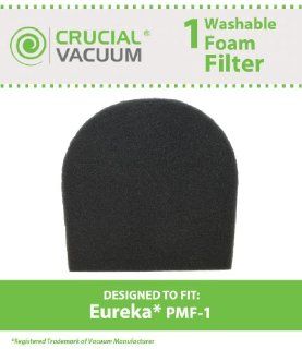 1 Eureka PMF 1 Foam Filter; Fits 8500 and 880 Series; Part # 77583 33N, 77583, PMF 1 & PMF1; Designed & Engineered by Crucial Vacuum   Household Vacuum Filters Upright
