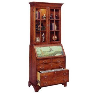 Jasper Cabinet 873 03 Arlington File Drawer Secretary Desk with Hutch   Nursery Furniture