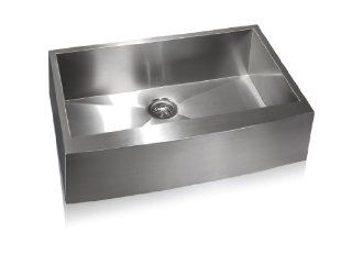 Lenova SS AP S33 Steel Apron Single Bowl Undermount Kitchen Sink, Large    