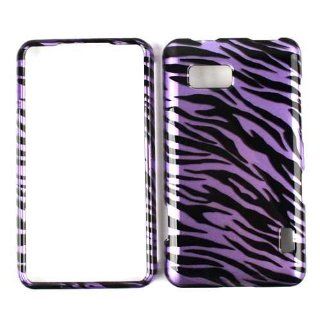 Cell Phone Snap on Case Cover For Lg Mach Ls 860    Two Piece Solid Color With Multi Color Print Cell Phones & Accessories