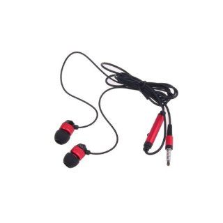 BestDealUSA 3.5mm Red Black In Ear Earbud Headphone Earphone For iPod  MP4 PC PSP Electronics