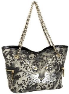 Betseyville Cat Ch Me Small Tote, Grey, one size Tote Handbags Shoes