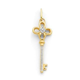 14k Diamond Key Pendant West Coast Jewelry Jewelry