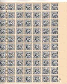 Louisa May Alcott Sheet of 70 x 5 Cent US Postage Stamps NEW Scot 862 