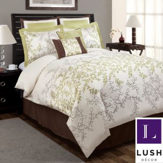 Lush Decor Hester Green 8 piece Comforter Set