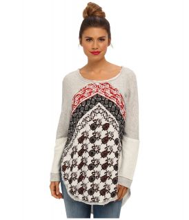 Free People Del Rey Pullover Womens Long Sleeve Pullover (Multi)