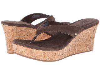 UGG Natassia Womens Wedge Shoes (Brown)