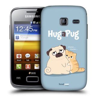 Head Case Designs Hug Piper The Pug Hard Back Case Cover For Samsung Galaxy Y Duos S6102 Cell Phones & Accessories