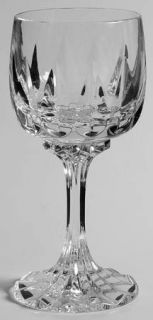 Tiffin Franciscan Arabelle Wine   Stem #117, Vertical Cut Design On Bowl