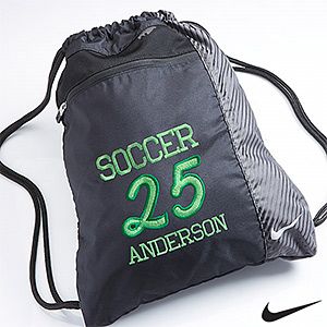 Nike® Sports Embroidered Drawstring Bag