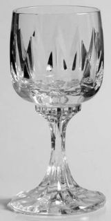 Tiffin Franciscan Arabelle Cordial Glass   Stem #117, Vertical Cut Design On Bow