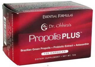 Essential Formulas   Dr. Ohhiras Propolis Plus   120 Capsules